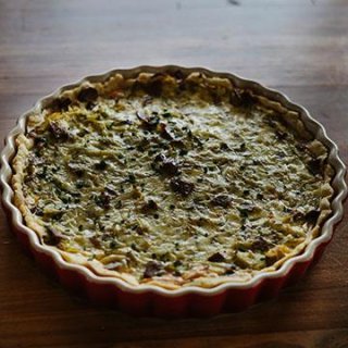 Spitzkohl-Quiche