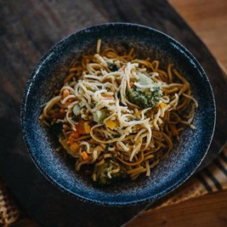 Schnelle Asia-Pasta