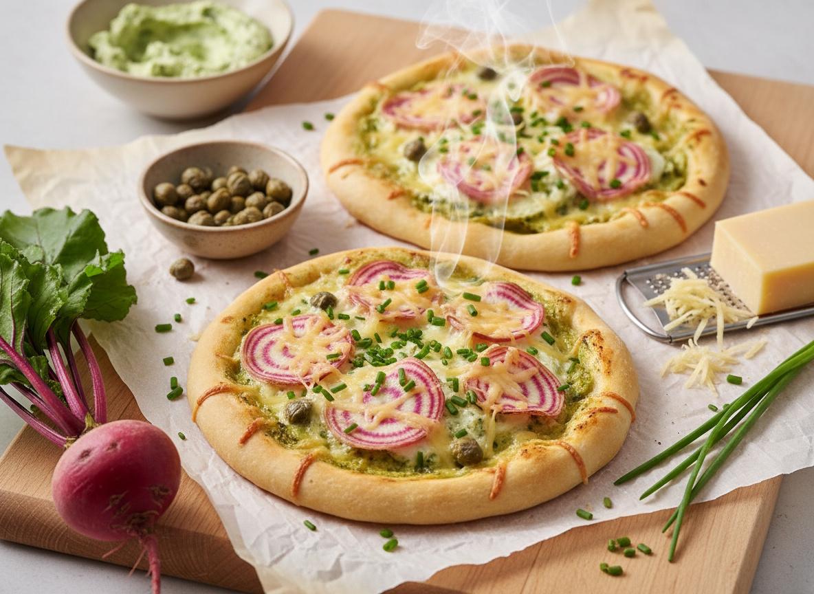 Mini Pizzen mit Ringelbete
