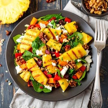 Ananas-Walnuss-Salat