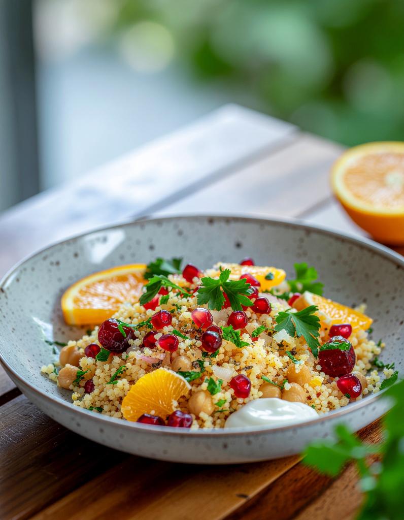 Orientalischer Orangen Couscous
