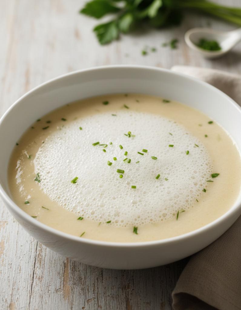 Petersilienwurzel-Schaumsüppchen