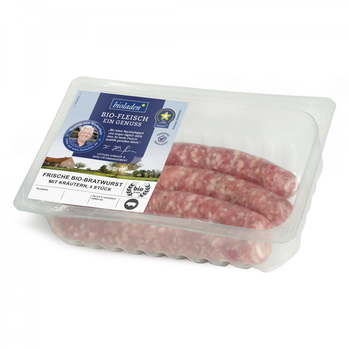 Frische Bratwurst Kräuter 4 Stück