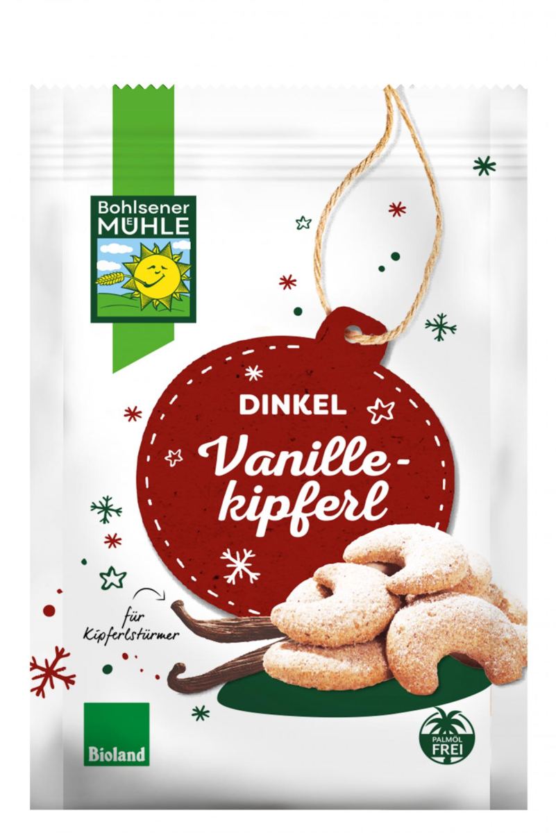 Dinkel Vanillekipferl Weihnachtsedition