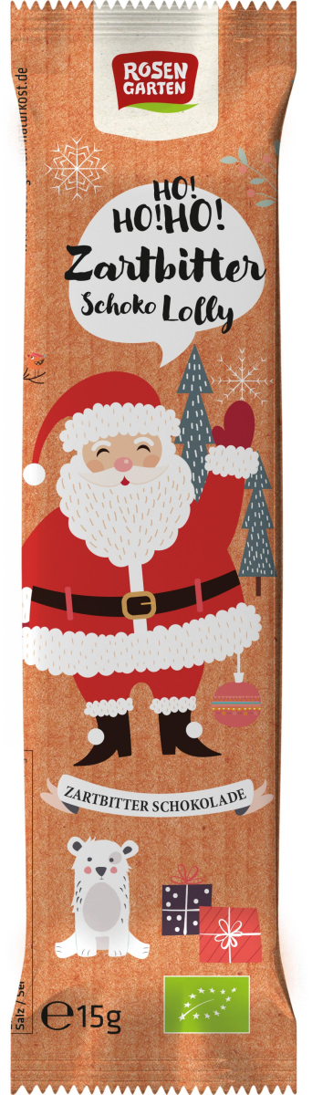 Zartbitter Lolly Nikolaus