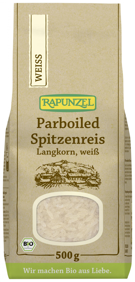 Parboiled Spitzenreis Langkorn, weiß