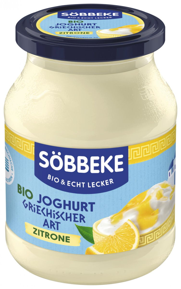 Joghurt griech. Art Zitrone Glas
