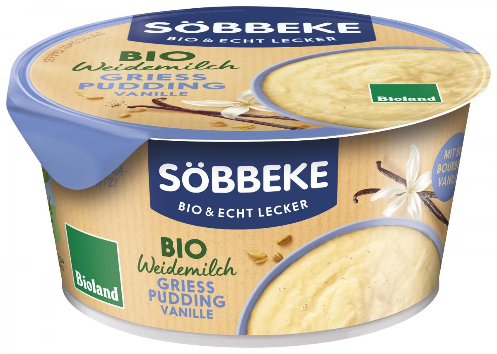 Grießpudding mit Vanille