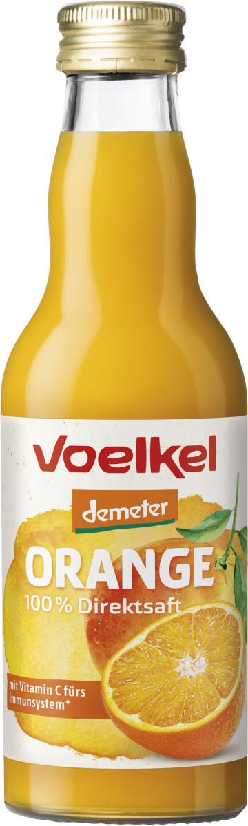 Orangensaft, kleine Flaschen