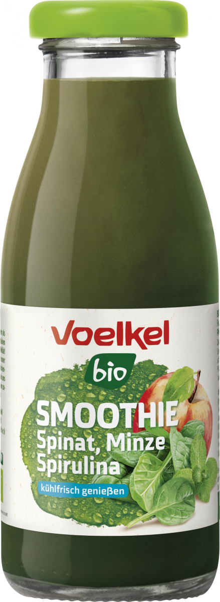 Smoothie Spinat Minze Spirulina