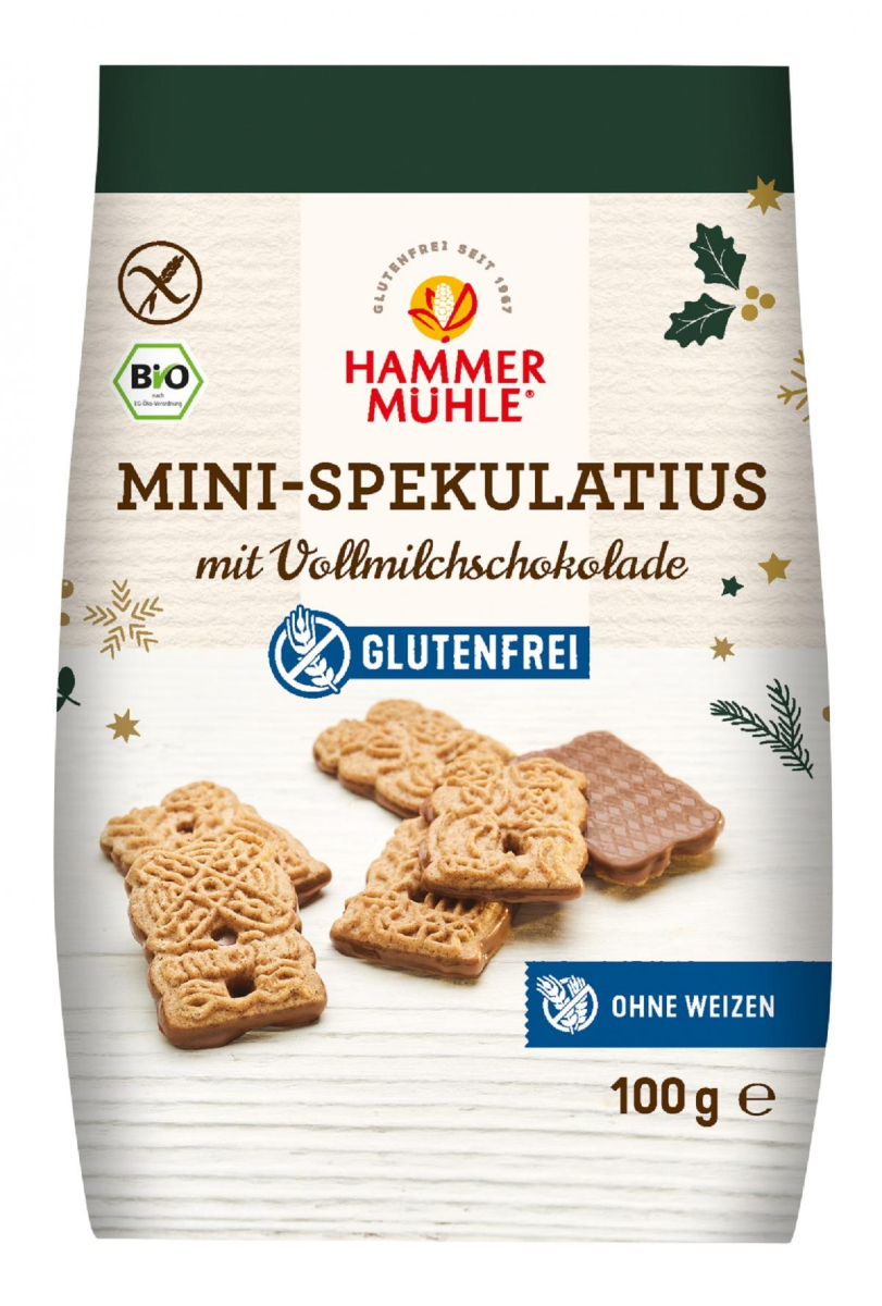 Mini Spekulatius Vollmilchschokolade GF