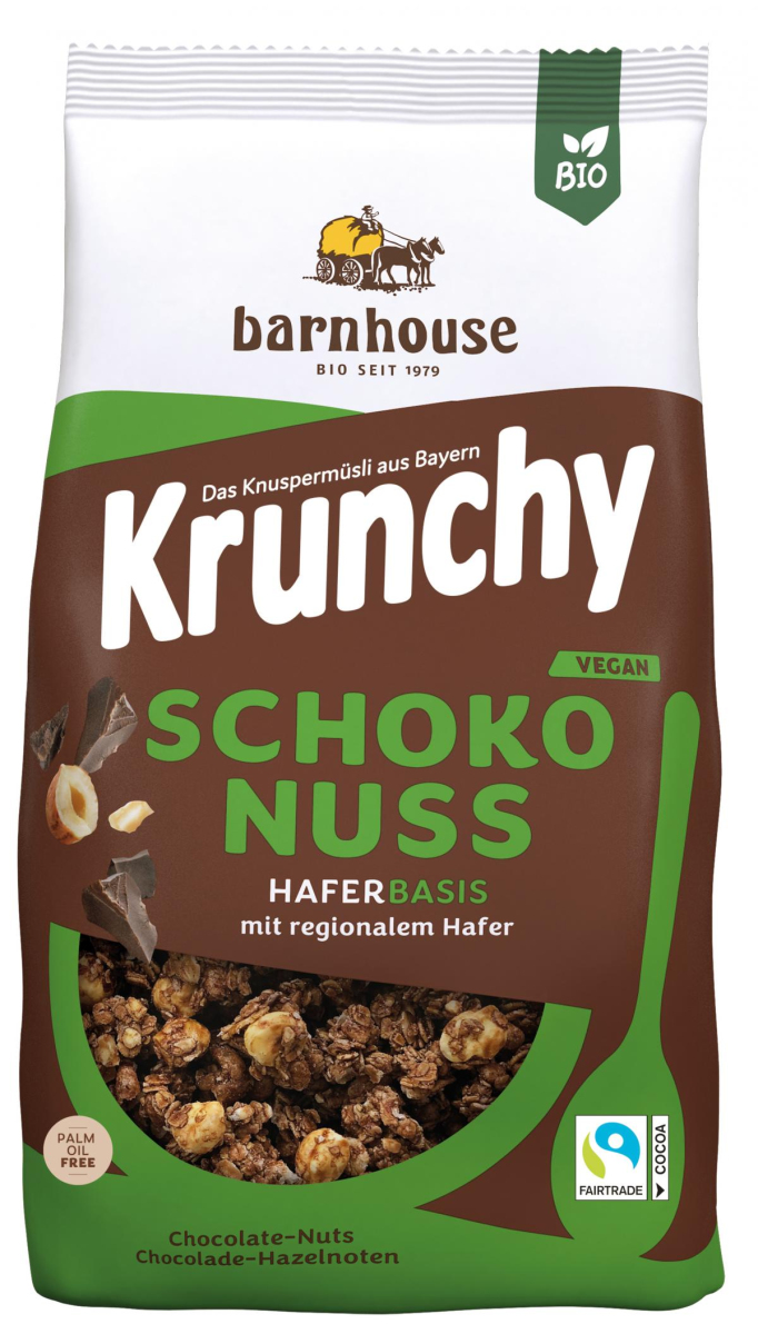Krunchy Schoko-Nuss vegan
