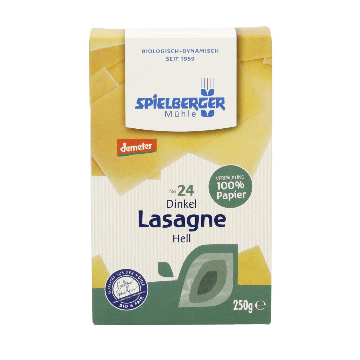 Lasagneplatten Dinkel, hell