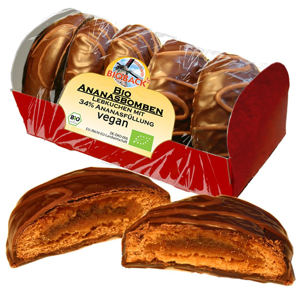 Ananasbomben im Tray