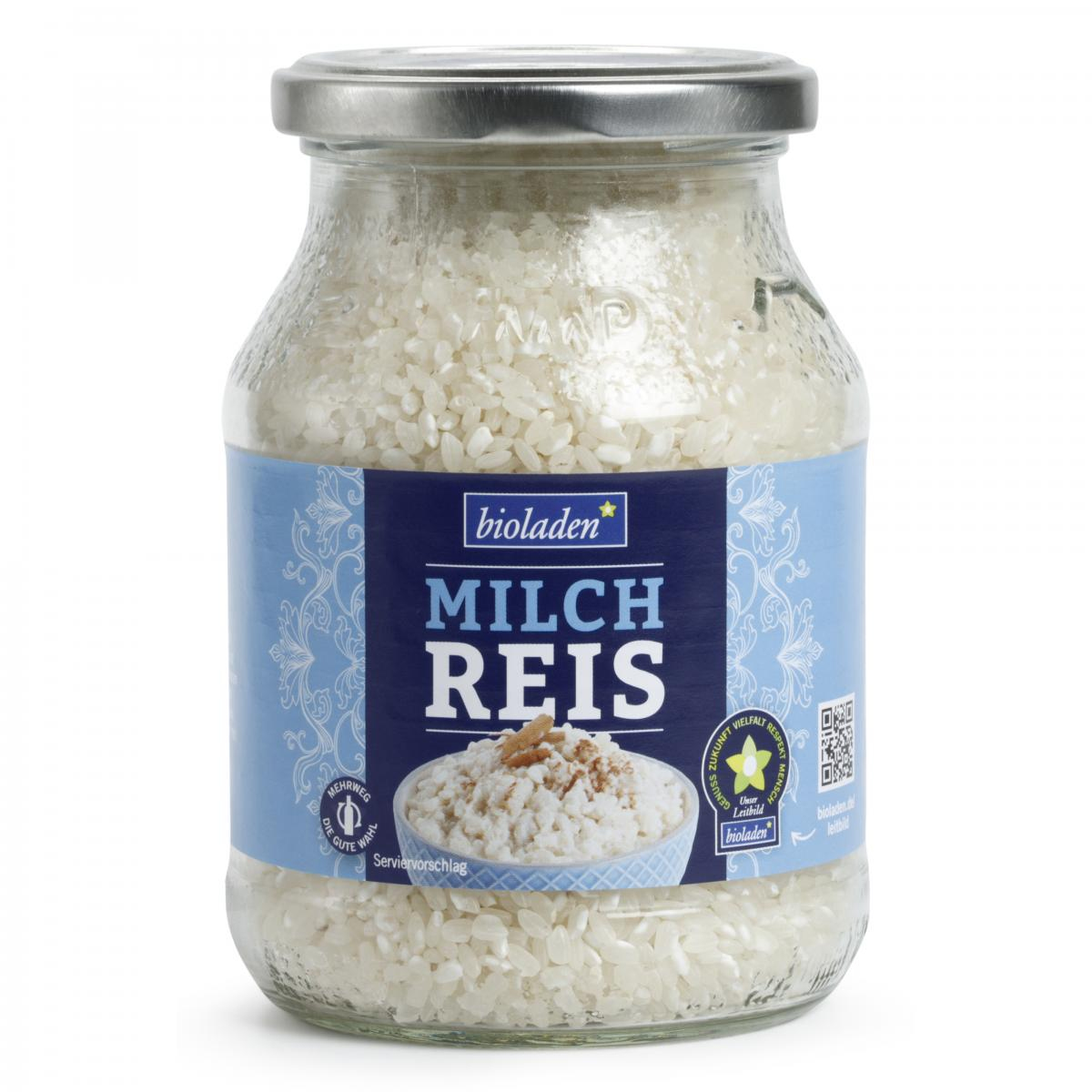 Milchreis im Pfandglas