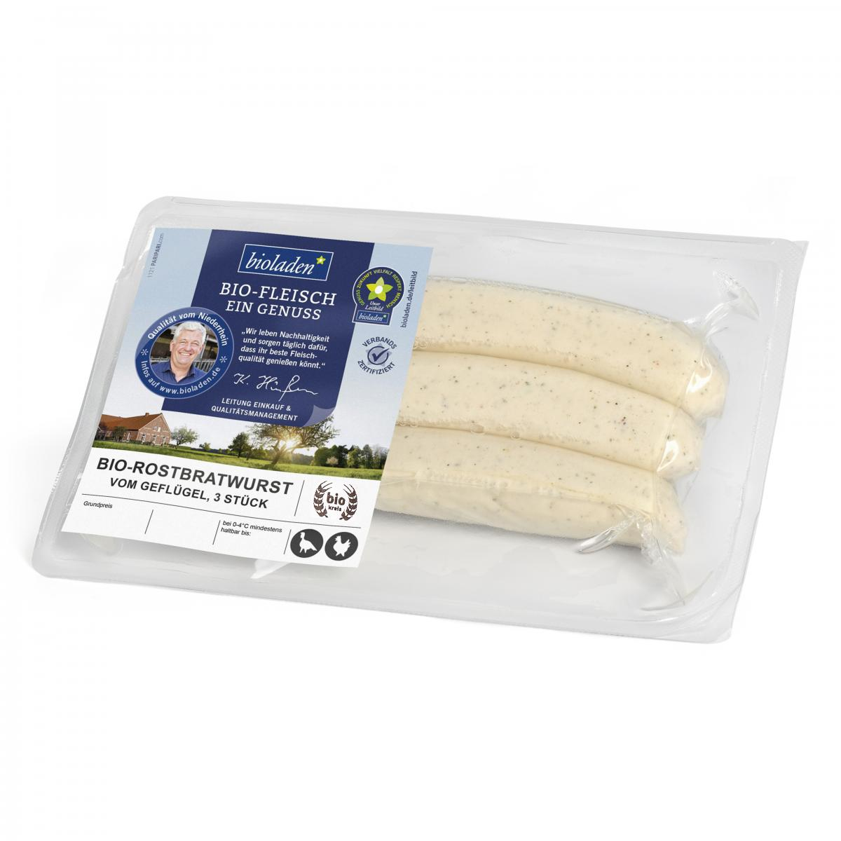Geflügel-Rostbratwurst 3 Stück