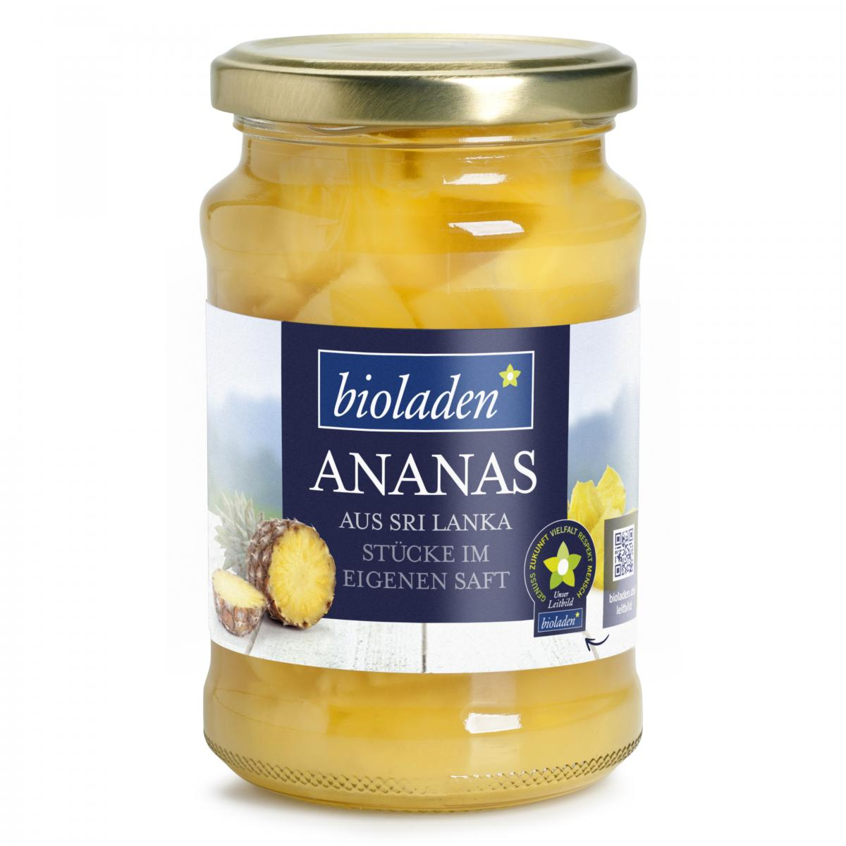 Ananas im Glas