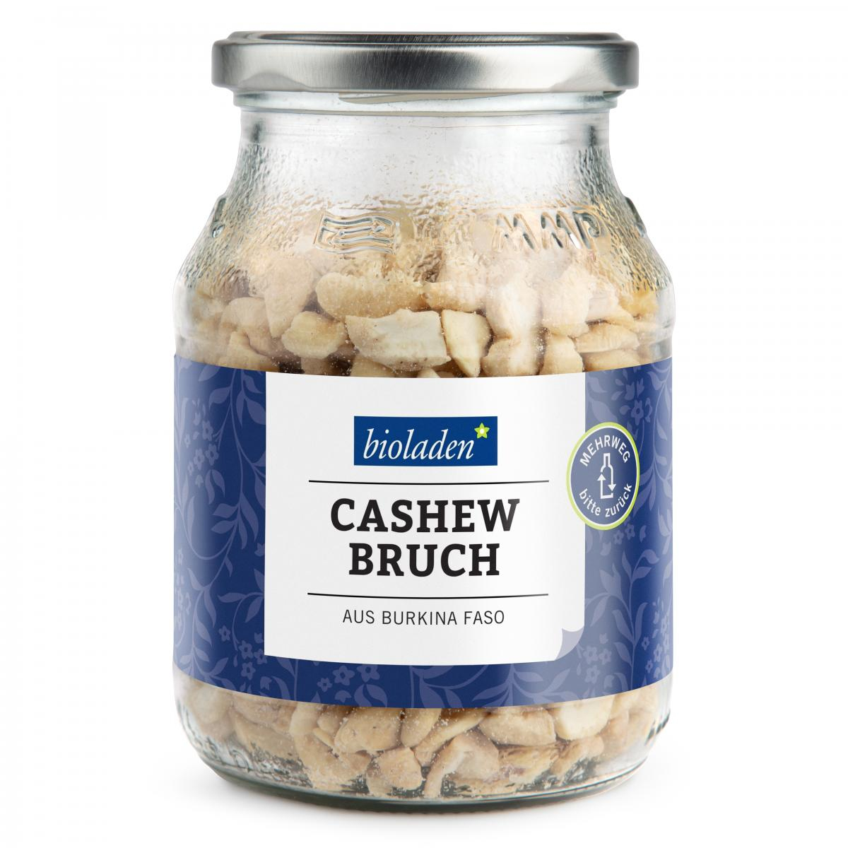 Cashewbruch im Pfandglas