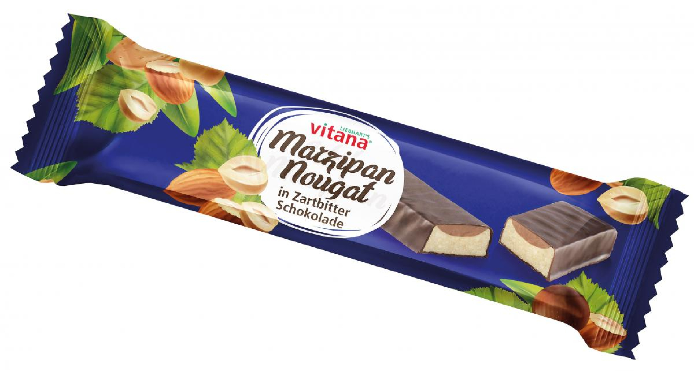 Marzipan Nougat Riegel Zartbitter