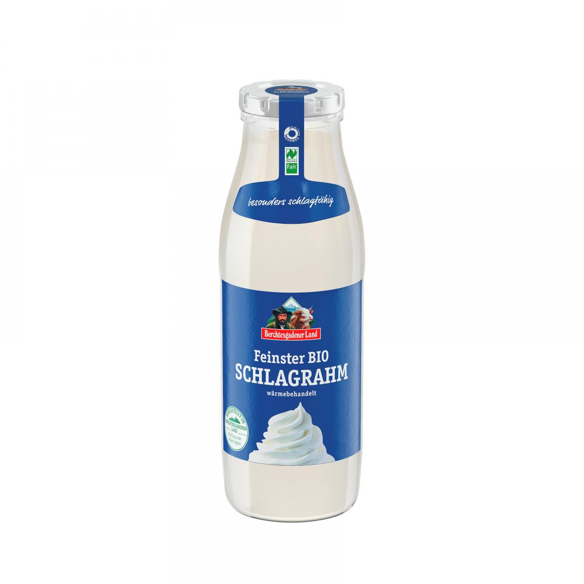 Schlagsahne 32% Glasflasche