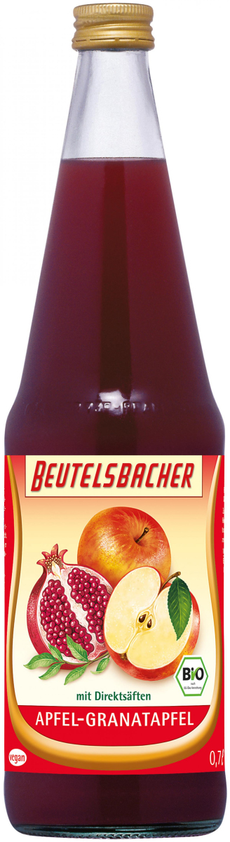 Apfel-Granatapfel Saft
