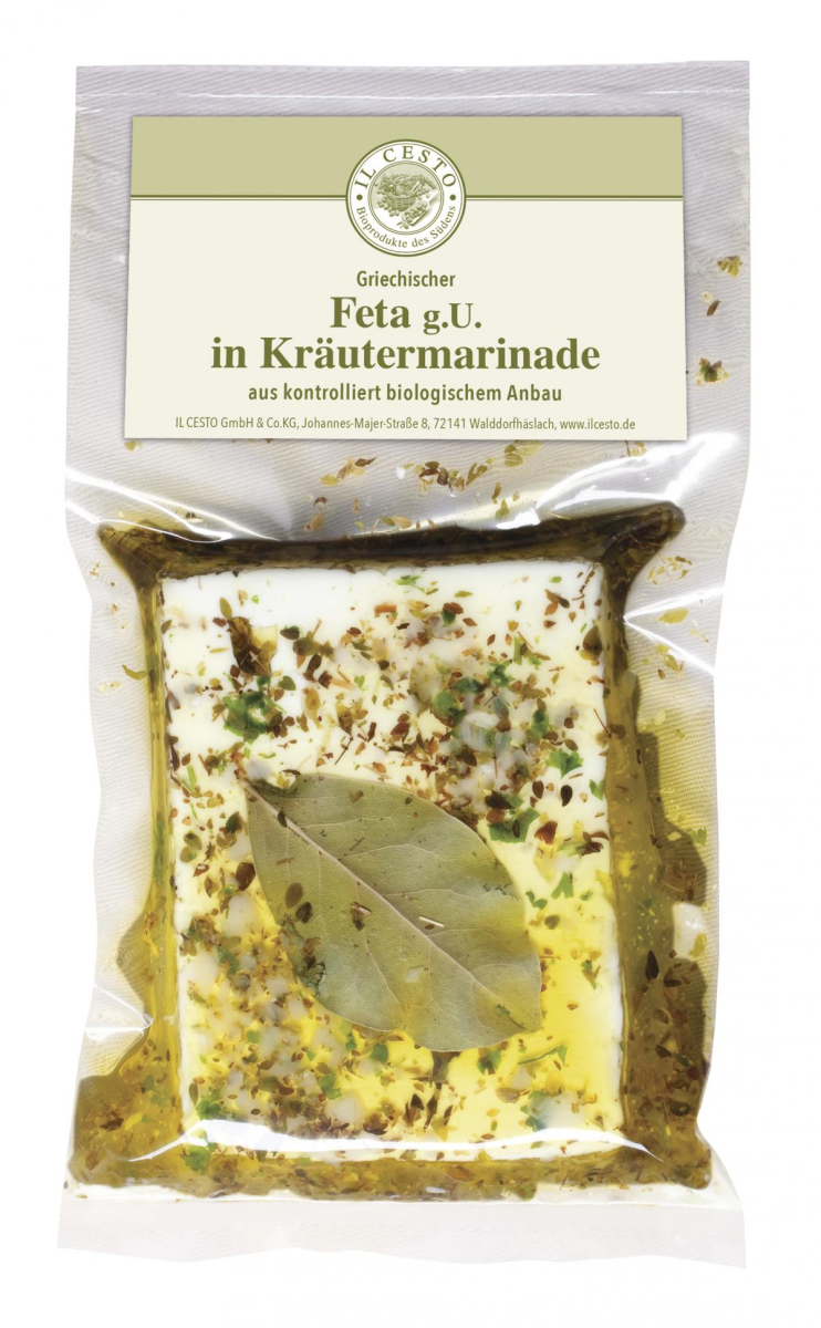 Griechischer Feta, mariniert