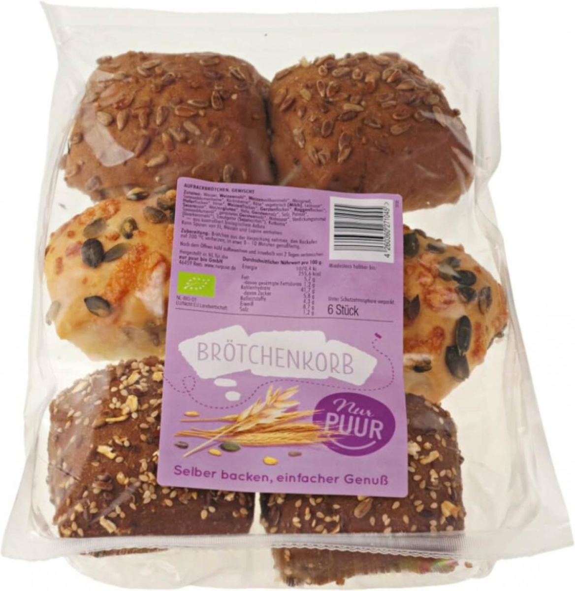 Brötchenkorb zum Aufbacken