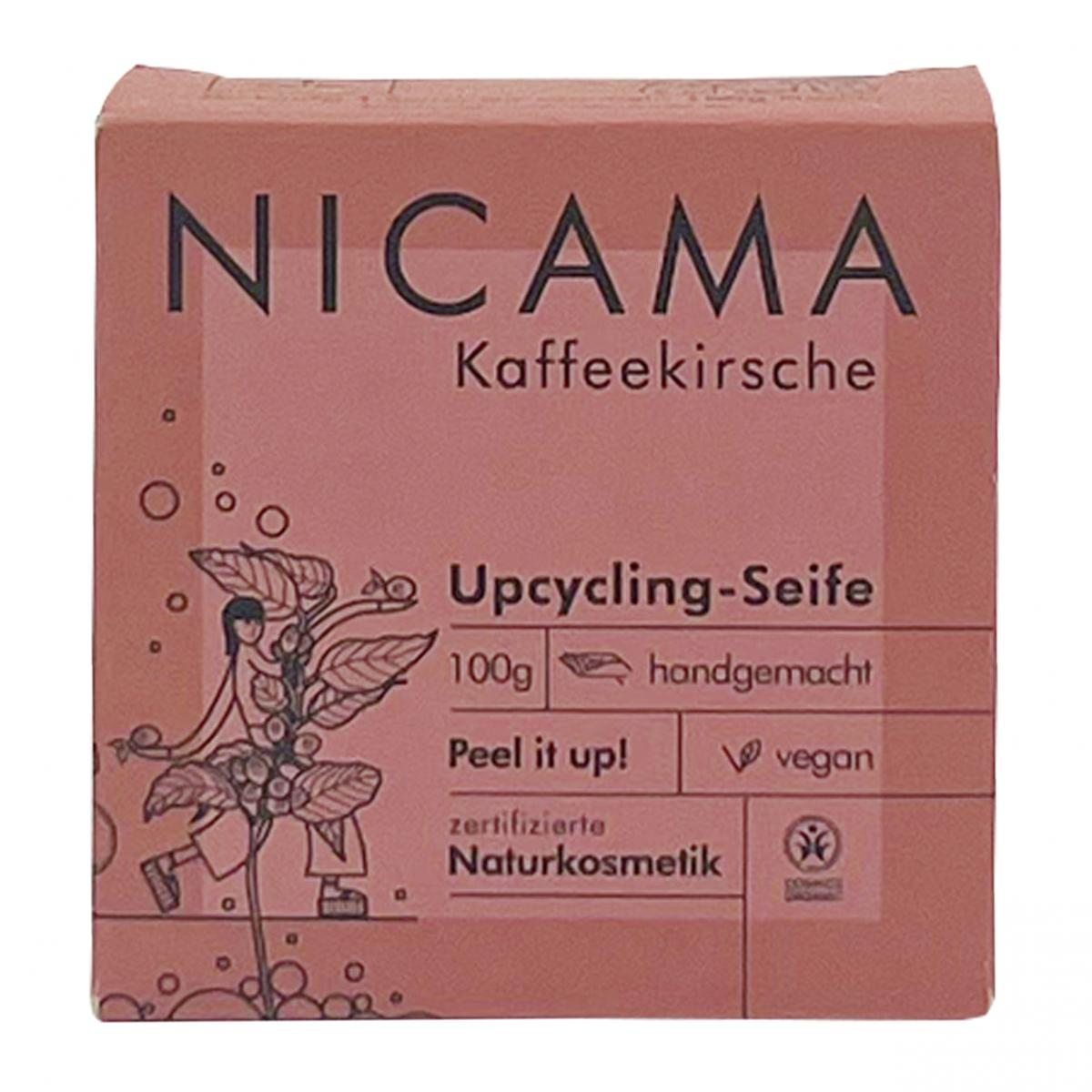Upcycling Peelingseife Kaffeekirsche