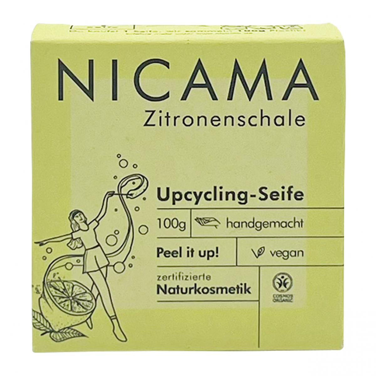 Upcycling Peelingseife Zitronenschale
