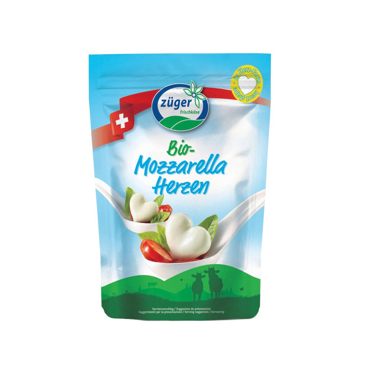 Mozzarella Herzen