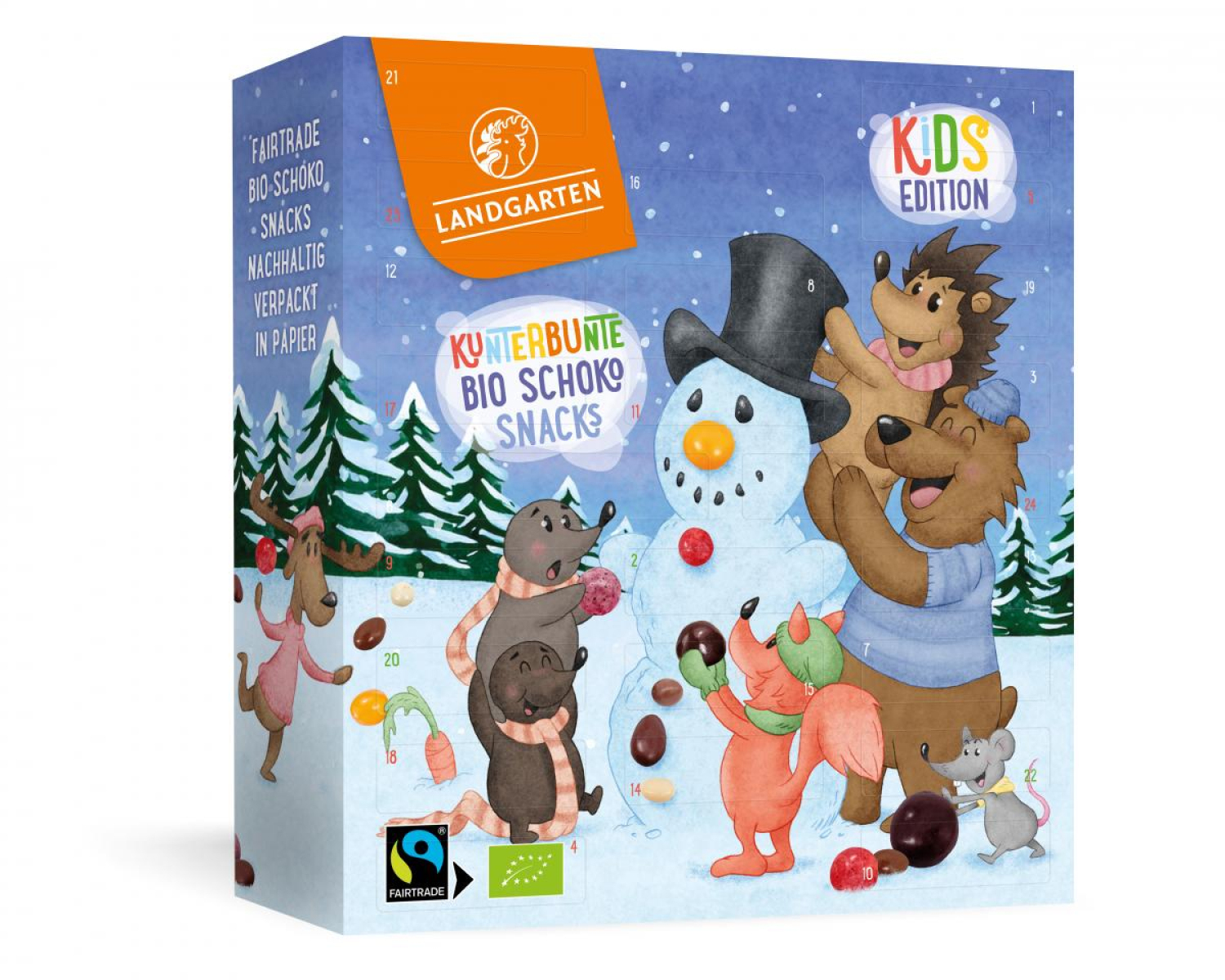 Adventkalender Kinder Schoko Snacks
