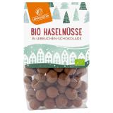 Haselnüsse in Lebkuchen Schokolade