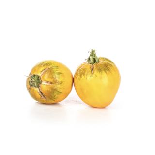 Fleischtomate gelb, Schalenfehler 2. Wahl