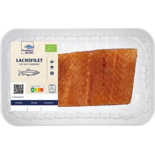 Lachsfilet mit Haut mariniert (ca. 250 g)