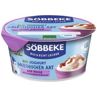 Joghurt griech. Art auf Feige-Sonnenblumenkern