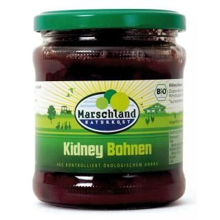 Kidneybohnen im Glas