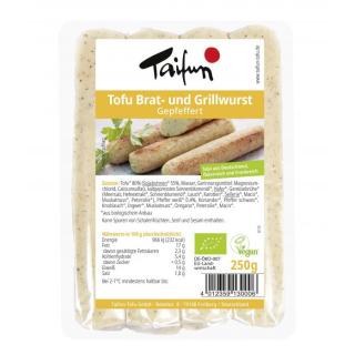 Tofu Bratwurst gepfeffert