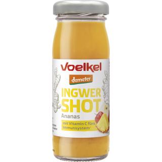 Frischer Shot Ingwer & Ananas