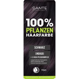 Pflanzen Haarfarbe Pulver 05 Schwarz