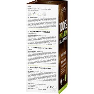 Pflanzen Haarfarbe Pulver 08 Maronenbraun