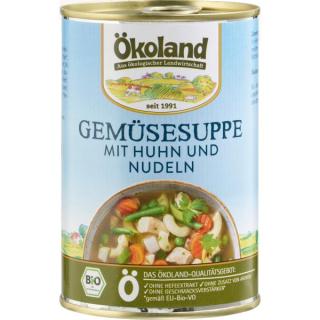 Gemüsesuppe mit Huhn, Dose