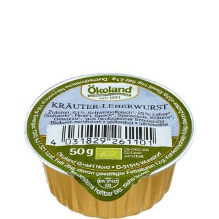 Feine Kräuterleberwurst Mini