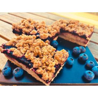 Blaubeer-Haferstreusel (4 Stück)