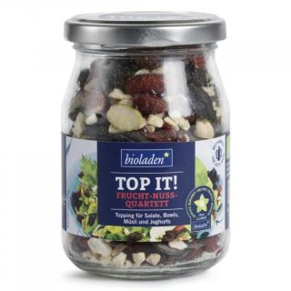Frucht-Nuss-Quartett im Pfandglas