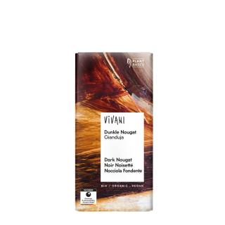 Dunkle Nougat Schokolade, vegan