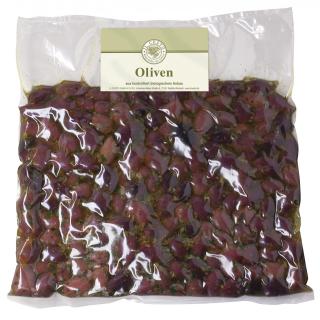 Kalamata Oliven mit Stein, mariniert (Großgebinde)