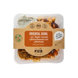 Oriental Bowl Falafelcrumble Kräuterdip