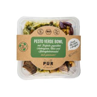 Pesto Verde Bowl Farfalle gegril. Aubergine