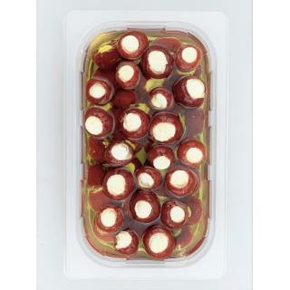 Kirschpaprika gefüllt m. Frischkäse (Großgebinde)