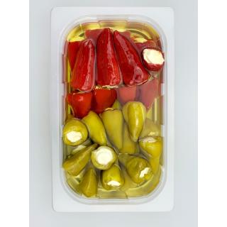 Rote & Grüne Paprikaglocken gefüllt (Großgebinde)
